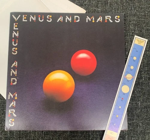 Wings (Paul McCartney) – Venus And Mars – first press UK vinyl LP, 1975