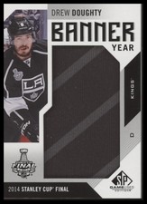 2016 SP GAME USED DREW DOUGHTY BSC-DD BANNER YEAR STANLEY CUP FINALS KINGS