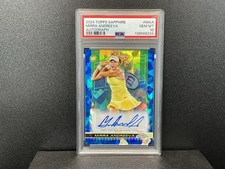 2024 Topps Sapphire Mirra Andreeva Rc Rookie Autograph Psa 10 Gem Mt