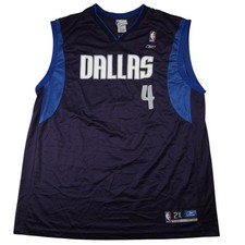 Vintage Reebok Dallas Mavericks #4 Michael Finley Mens XXL Basketball Jersey