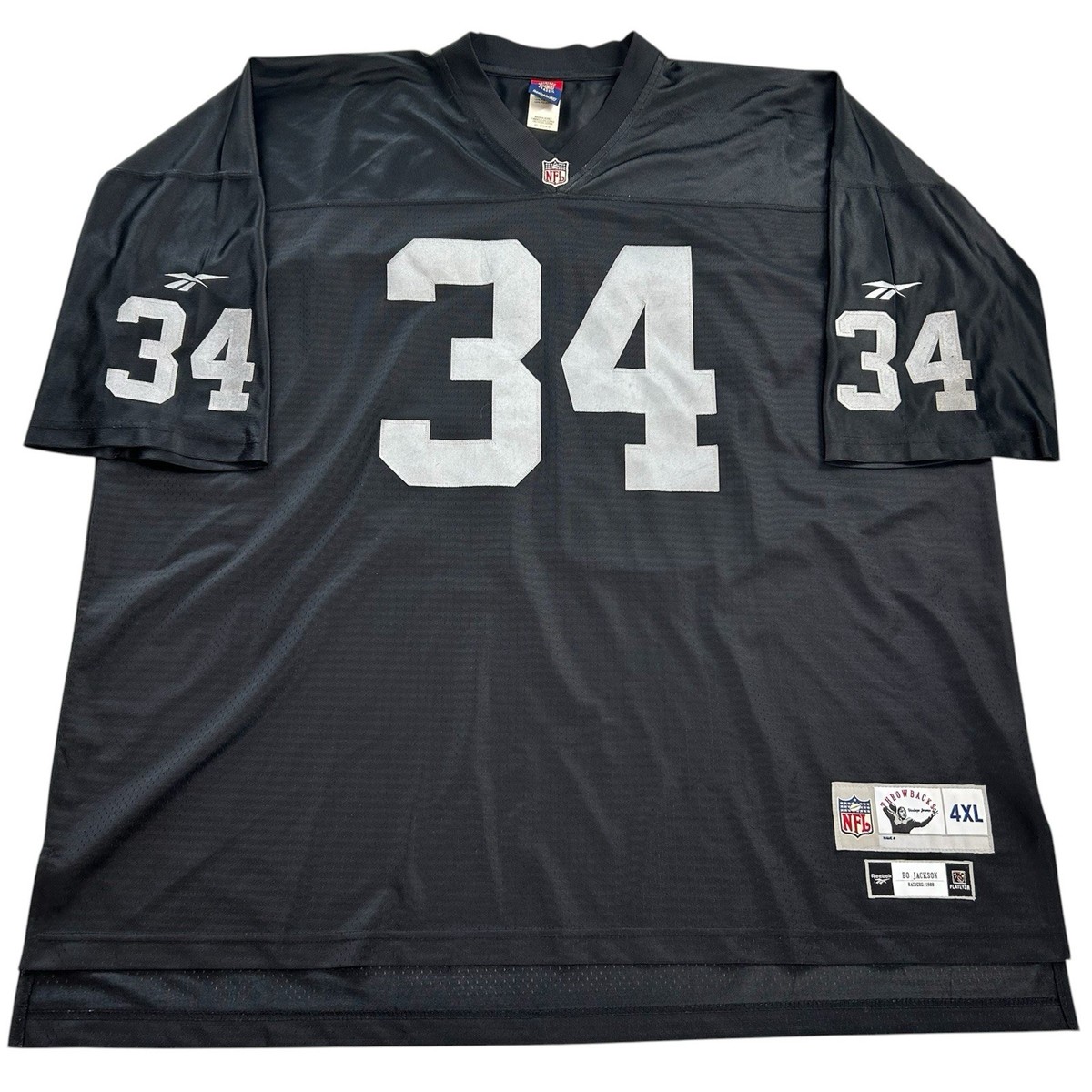 VTG Reebok Bo Jackson #34 Raiders Gridiron Classic Throwback