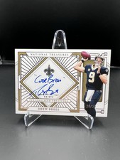 Drew Brees 2025 National Treasures Notable Nicknames Auto Cool Brees /25 HOF