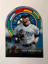 1996 Leaf Studio - Stained-Glass Stars Ken Griffey Jr  Seattle Mariners MLB 🔥