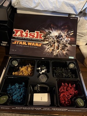 Vtg 2005 Risk Star Wars Clone Wars Edition Game Parker Brothers 100 Complete