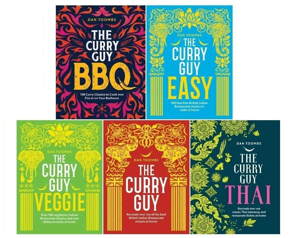 The Curry Guy Collection 5 Books Set by Dan Toombs Curry Guy, Curry Guy Thai