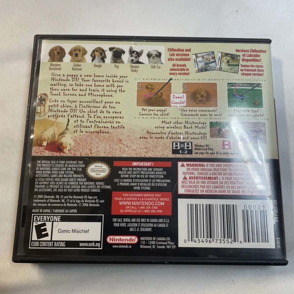 Nintendogs Dachshund & Friends Nintendo DS Game CIB Complete Tested - Image 2 of 4