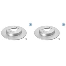 2x MEYLE-PD 260mm BREMSSCHEIBEN HINTEN passend für RENAULT CLIO | 16-15 523 0020