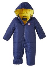 Boys Baby Snowsuit - Wind and Water Resistant Insulated Fleece Bunting Infant...