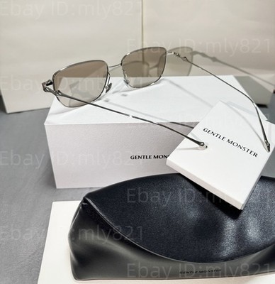 美品✨GENTLE MONSTER Academya 02 ブラウン Gentle Monster Academya Sunglasses in Silver/Brown Gentle Monster