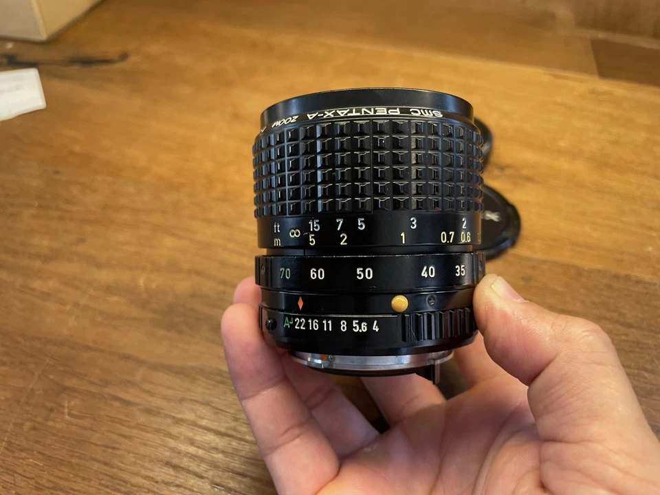 *Casi Como Nuevo ++* Lente Macro Estándar SMC Pentax A Zoom 35-70mm F/4 PK K de Japón Foto 2 de 4