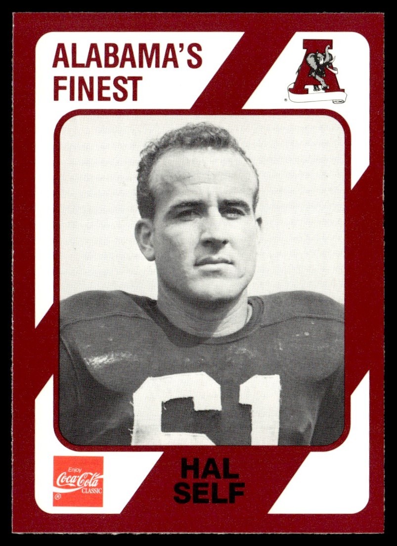 1989 Collegiate Collection Alabama Coke 580 Hal Self Alabama Crimson Tide #345