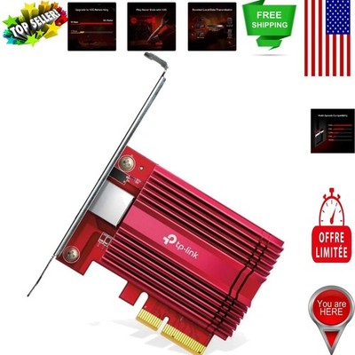 Upgrade to 10 Gbps with PCIe Network Card - Ethernet Adapter and Cable Included