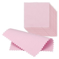 EYAKEG 50pcs Jewelry Cleaning Cloth Pink Polishing Cloth for Sterling Silver ...