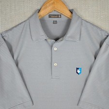 PETER MILLAR x ROYAL MELBOURNE CC Mens Polo Shirt Size Large Summer Comfort Golf