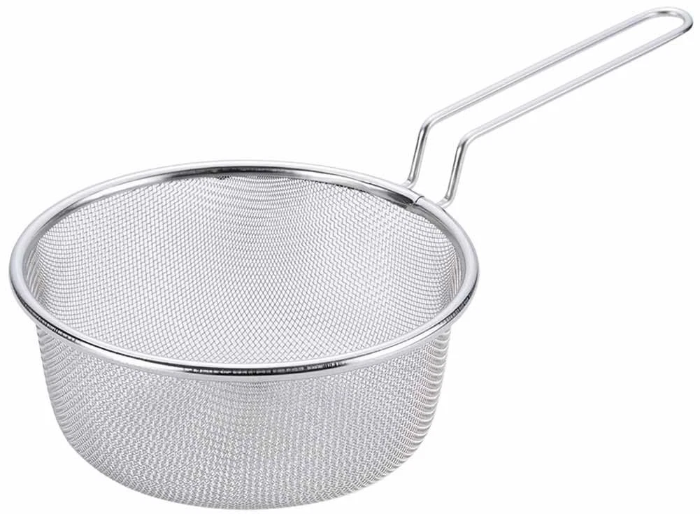Shimomura 18cm Stainless Steel Colander for Boiling Vegetables