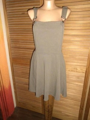 Träger-Rock..Asos..Gr.M/L..Grün..Khaki..Schnalle..Knopf..Latz..Tasche