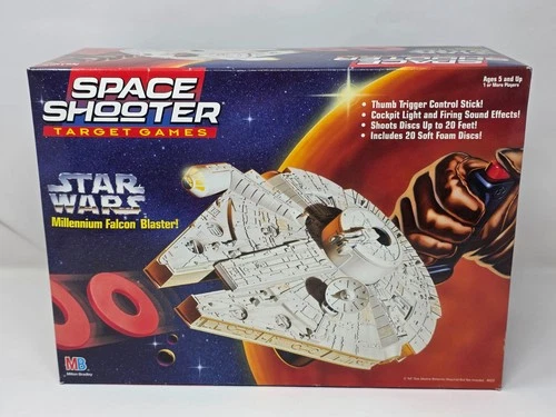 Star Wars MILLENIUM FALCON BLASTER! 1996 Vintage Space Shooter Target Game NIB
