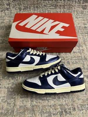 Größe 3 - Nike Dunk Low PRM Vintage Navy Patent FN7197-100