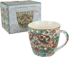 OFFICIAL WILLIAM MORRIS STRAWBERRY THIEF COFFEE BREAKFAST MUG CUP NEW L&P