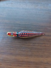 vintage 1950's tin lithograph tin alligator clip JAPAN