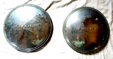 Set Of 2 Buick 1938-40 Dog Dish Poverty Chrome Hub Caps 11 10 Fitting Oem