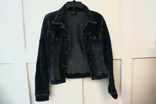 Angel Dark Blue Denim Jacket Made In USA Size S