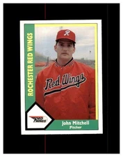 1990 CMC AAA Rochester Red Wings John Mitchell #21