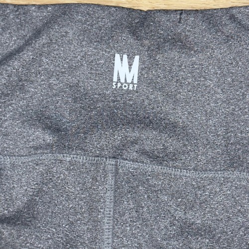 Leggings Nicole Miller Donna XL Capri Grigio Yoga Vita Larga Abbigliamento Attivo - Foto 12 di 14