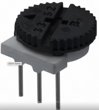 THUMBWHEEL POT 100K OHM 0.5W TOP,  3352T-1-104LF, QTY: 2
