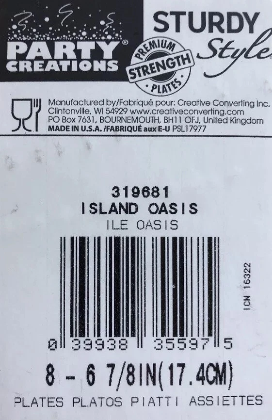 Platos de cóctel flamenco papel Florida Hawaii fiesta de cumpleaños graduación rosa 8/ Foto 4 de 4