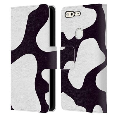 OFFICIAL GRACE ILLUSTRATION COW PRINTS LEATHER BOOK CASE FOR GOOGLE PHONES