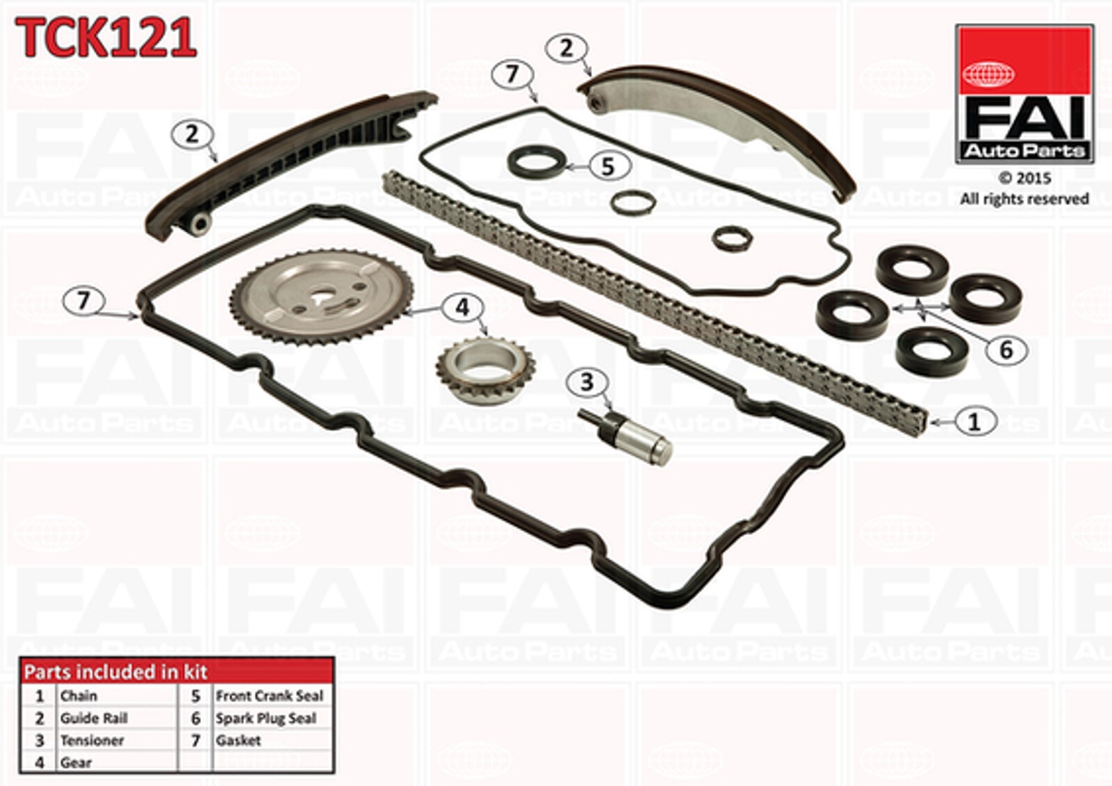 Chaîne de distribution Mini Cooper S 02-06 pour réfection moteur R53