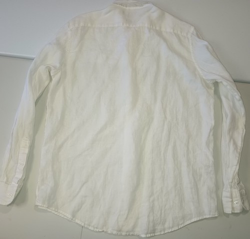 Michael Kors Men's Classic Fit Workwear Solid Dress Shirt Ivory Size Large M001 - Picture 6 of 7