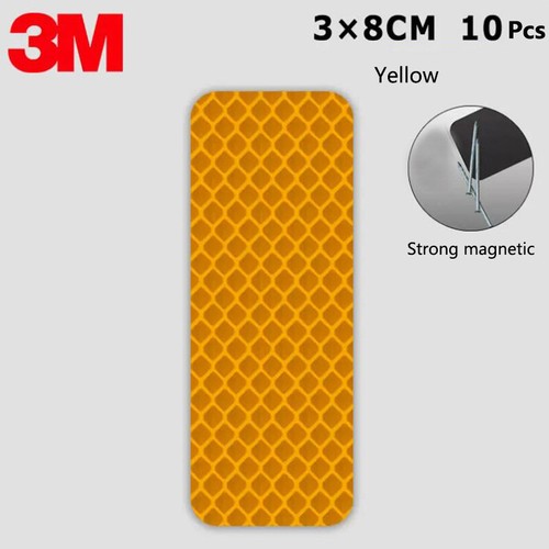 3*8cm Magnet Auto Motorrad LKW Reflektierende Aufkleber Reflektierende Warnstreifen - Bild 11 von 11
