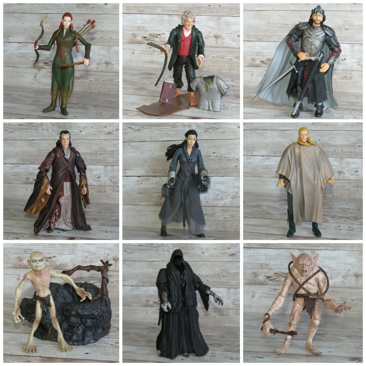 The Lord of the Rings The Hobbit Toy Figures Orc Uruk Hai Gondor Elf Hobbits