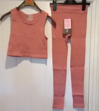 Ladies Leggings and Top Set. Size XS - 6/8 UK