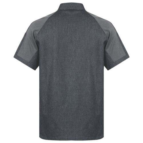 Mens Short Sleeve Chef Coats Jacket Kitchen Restaurant Hotel Cooking Work Shirts - Picture 24 of 81