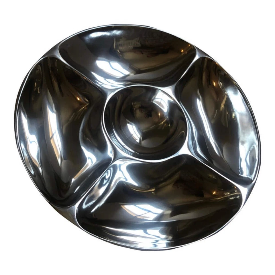 Plato para servir bocadillos/salsa de 5 secciones Foto 2 de 4