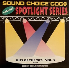 SOUND CHOICE SPOTLIGHT - HITS OF THE 90'S - SC8562 - VOL 5 - VAN HALEN, WEEZER