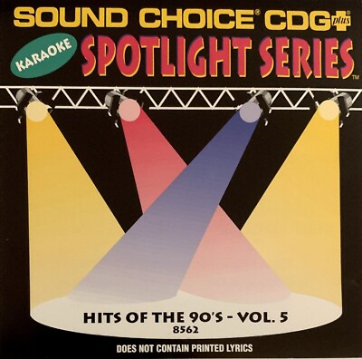 SOUND CHOICE SPOTLIGHT - HITS OF THE 90'S - SC8562 - VOL 5 - VAN HALEN, WEEZER