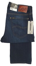 * SALE * MENS LEE DAREN 36 LEG TALL REGULAR FIT JEAN DARK BLUE FADED - W38 - L36