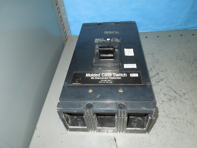 Westinghouse MC3800NW 800A 3P 600V Molded Case Switch Style# 2612D47G04 Used