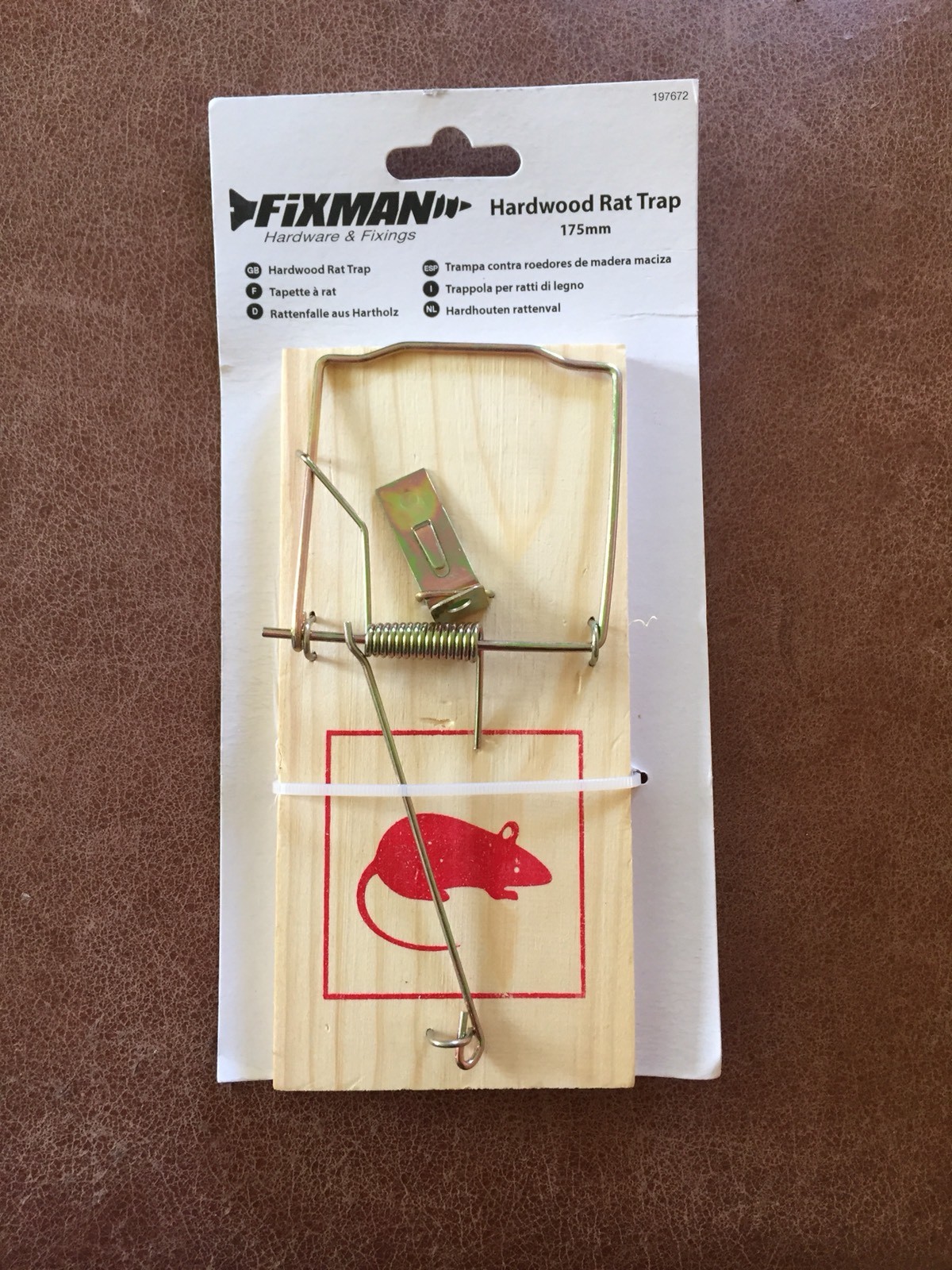 Fixman Mouse Rat Rodent Trap Pest Control Wooden New 5060345239201 eBay