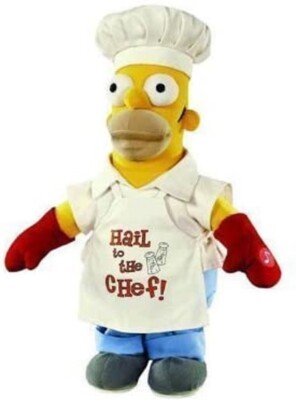 Dancing Disco Inferno Animated Homer Simpson (ELECTRONICS DO NOT WORK) 14''