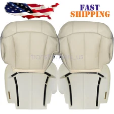 For 99-02 Chevy Suburban Driver & Passenger Bottom Seat Cover & Foam Cushion Tan