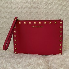 Michael Kors Jet Set Travel XL Pop out Clutch Wristlet Leather  