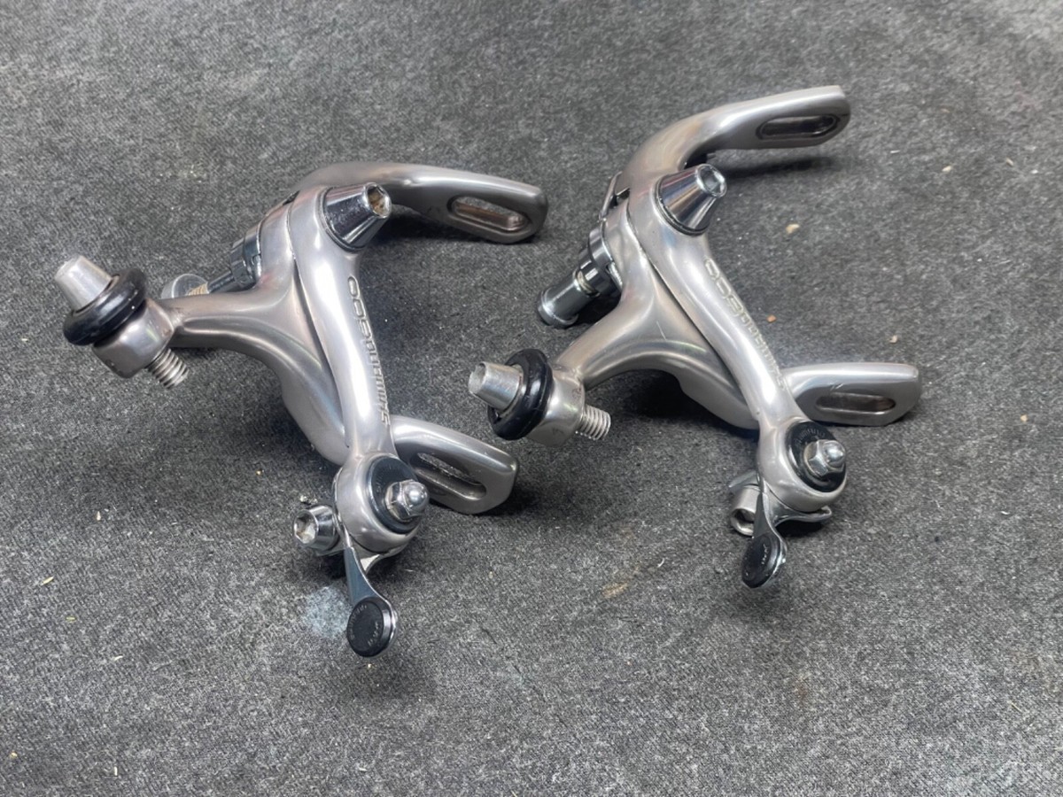 Étriers De Frein Shimano 600 BR-6208 Vintage – Argent – Pour Pièces Ou Réparation