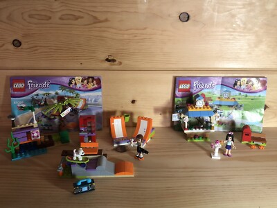 Lego Friends Lot 41099 Skate Park, 41098 Emma's Tourist Kiosk w