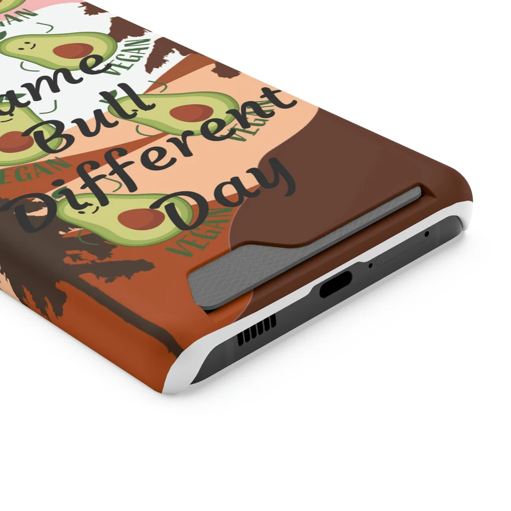 Slim Protective Phone Case with Built-in Card Holder  