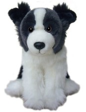 Border Collie Cucciolo Peluche Giocattolo Morbido Cane Teddy di Faithful Friends 23cmH. Regalo.